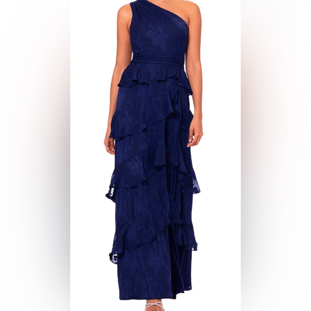 Xscape Navy Gown